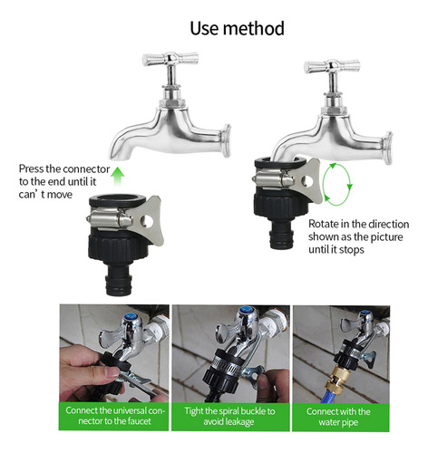Adaptador De Conector Universal Para Grifo Multifunción
