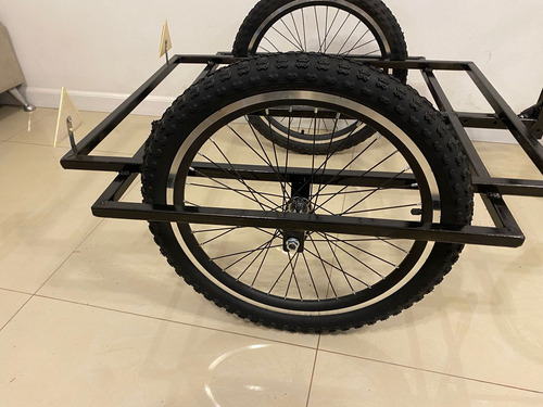 Trailer Para Bicicleta Playo (sin Ruedas) Negro