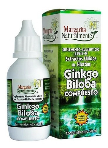 Ginkgo Biloba Compuesto Extracto 50 Ml Margarita Nat