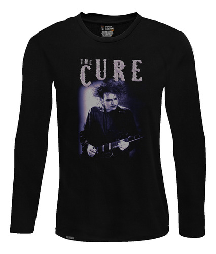 Camiseta Manga Larga Hombre The Cure Banda Rock Lbo2