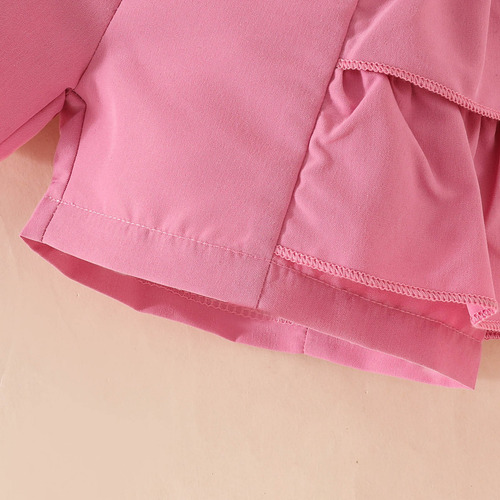 Pantalones Cortos Sin Mangas De Color Liso A La Moda Para Ni