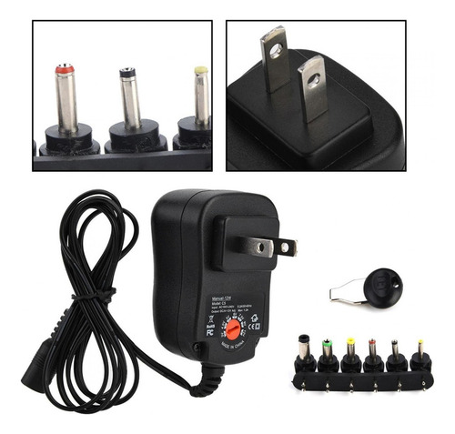 Adaptador De Fuente De Alimentación De Voltaje Ajustable De