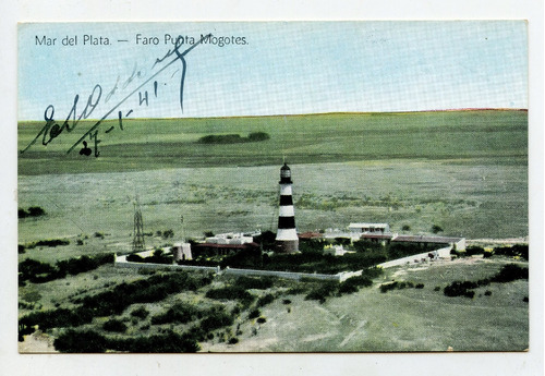 Postal Mar Del Plata, Faro Punta Mogotes, Panoramica -p110