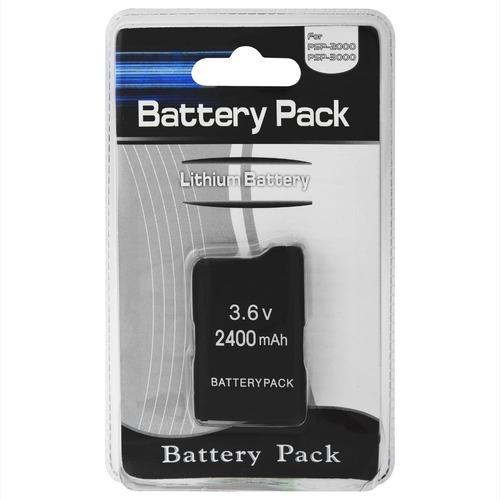 Imagen 2 de 3 de Batería Pila Recargable Para Psp Slim 3.6v 2400mah