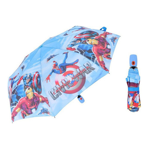 Paraguas Plegable Portátil Spiderman Para Ni?os