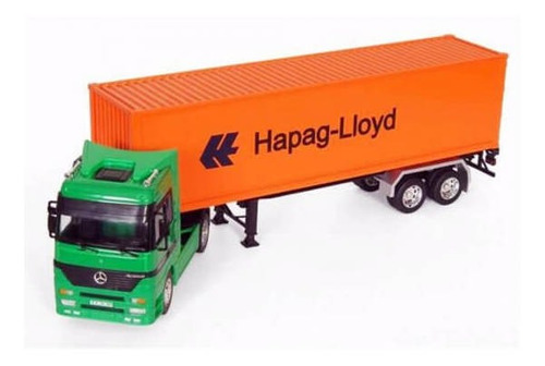 Imagem 2 de 2 de Mercedes Benz Actros 4x2 Com Carreta 1/32 - Welly