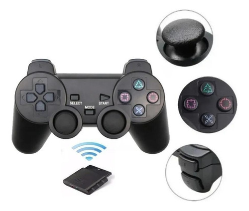 Controle Sem Fio Ps2 Playstation 2 Play 2 Ps1 Manete Sem Fio