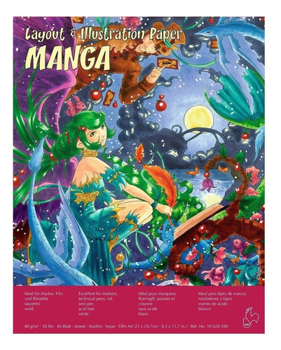 Hahnemuehle Block Manga & Comic A4 80g 40h
