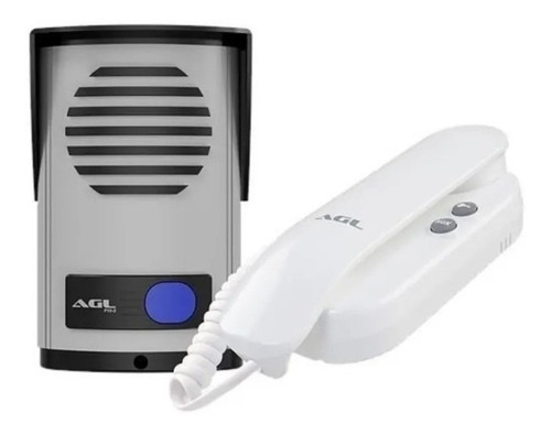 Kit Interfone Porteiro Eletrônico Agl P10 Bivolt Residencial