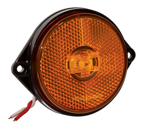 Faro Lateral . Redondo Led Ambar 12v/24v