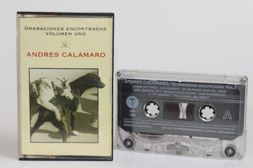 Cassette Andrés Calamaro Grabaciones Encontradas 1993