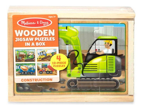 Set 4 Puzzle De Construcción In A Box Melissa & Doug