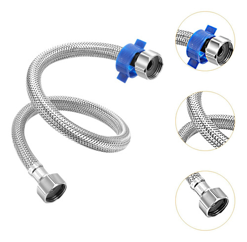 Grifo De Acero Inoxidable Tubería De Agua Tubería De 60 Cm