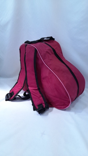 Imagen 2 de 7 de Bolso De Patin Artististico Y Roller Tipo Mochila Estampada