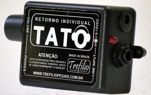 Imagem 3 de 6 de Amplificador De Fone Retorno Individual Trefilio Tato