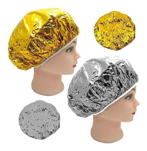 3 Gorras Aluminio Tintas Peluquería Platinado