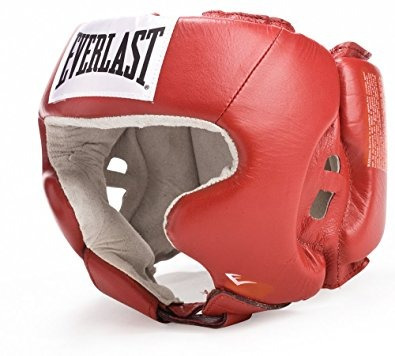 Cabezal Everlast Rojo Con Protector De Mejilla Cabeza Local