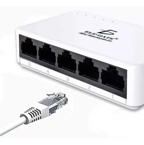 Internet Switch Ethernet 5 Puertos Red 10/100m