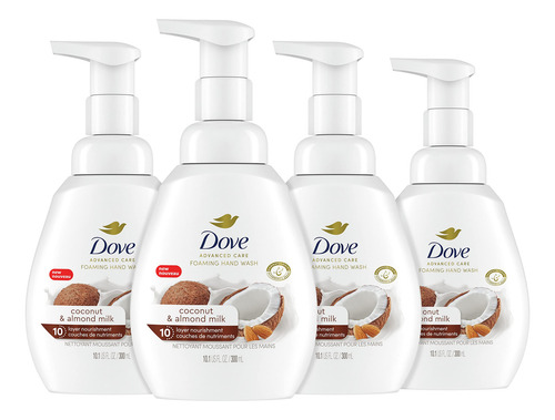 Sabonete Espumante Para Mãos Dove Com Leite De Coco E Amêndo