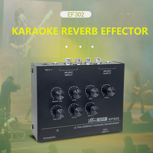 Mezclador De Sonido Para Karaoke, Consola De Mezcla De