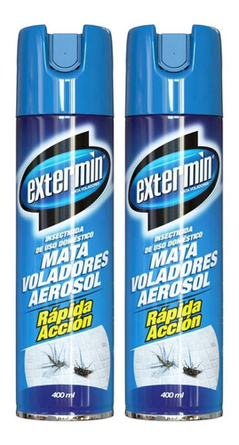 Insecticida Aerosol Matavoladores X2 400ml Extermin