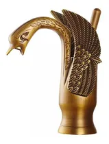 Comprar Canilla Cisne Monocomando Lavatorio Baño Grifo Bronce Viejo