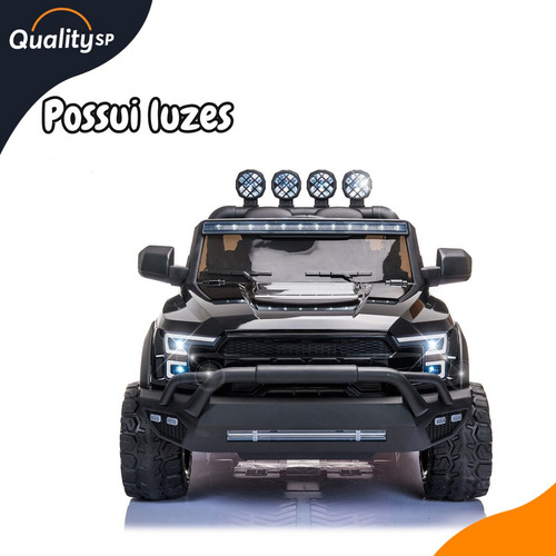 Mini Carro Elétrico Infantil Picape 12v Motorizado Luzes/som