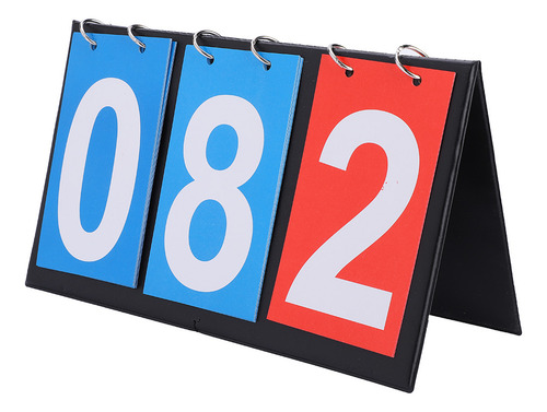 Contador De Pontuação Esportiva Portátil Flip Scoreboard Par