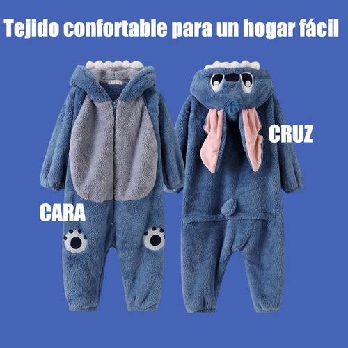 Pijama Mameluco Stich Disfraz De Fiesta Cosplay Para Niño