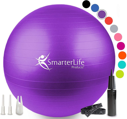 Smarterlife - Pelota De Ejercicio Para Fitness, Yoga, Equili