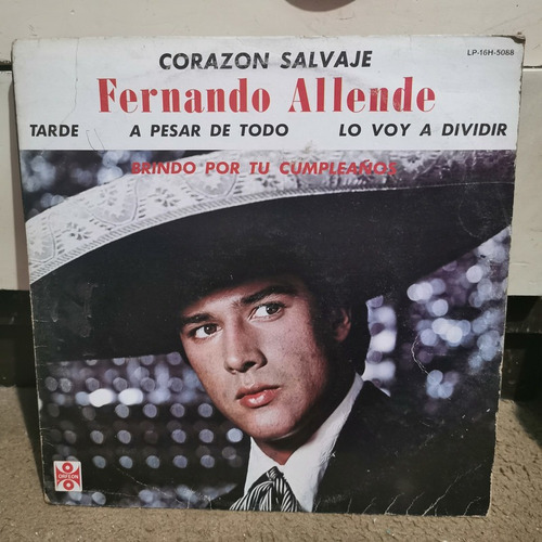 Disco Lp Fernando Allende-brindo Por Tu Cumpleaños