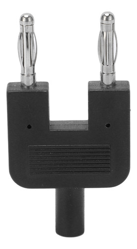 Enchufe Tipo Banana Negro Negro, 5 Unidades, Doble Fila Dobl