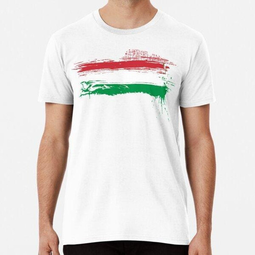 Remera Salpicadura De Bandera De Italia Algodon Premium