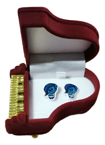 Aretes Intensamente - Tristeza, Furia, Alegría, Envidia, Tds