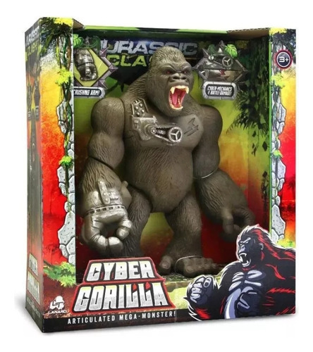 Primal Clash Mega Monster Cyber Gorila Jurassic Lanard 33 Cm