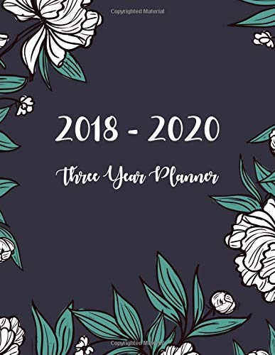 2018  2020 Three Year Planner Monthly Schedule Organizer  Ag