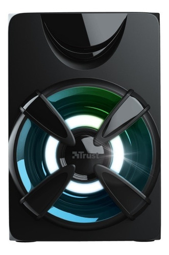 Imagen 2 de 9 de Parlantes Con Subwoofer Rgb Trust Con 3 Niveles De Sonido