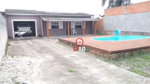 Casa À Venda Com 2 Dormitórios Em Balneário Arroio Do Silvasc,próximo A Posto De Saúde,material De Construçao Nito, E 800 Metros Do Mar. - Ca2165