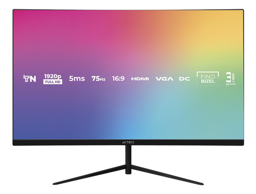 Monitor Led Acteck Ac-935845 De 27 Pulgadas Full Hd 1080p