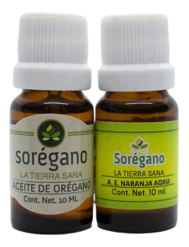Desinfectante Kit Orégano Y Naranja Agria Sorégano