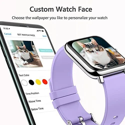 Fitness tracker flenco smart watch sale