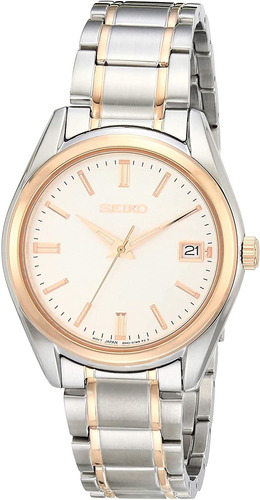 Reloj Mujer Seiko Sur322 Cuarzo Pulso Plateado Just Watches