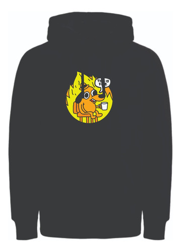 Hoodies Meme This Is Fine Perrito Fuego 