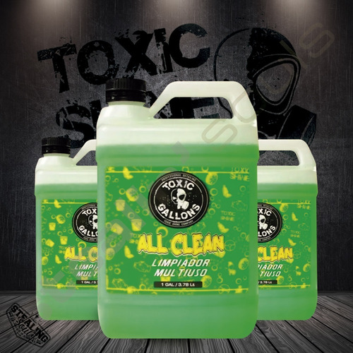 Imagen 1 de 6 de Toxic Shine | All Clean | Apc / Limpia Multiproposito |galon