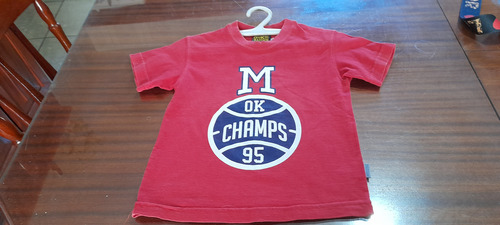 Remera Niños Champs Roja T 8-10 (Usado)