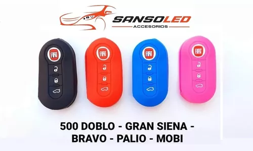 Funda Cubre Llave Silicona Fiat 500 Doblo Gran Siena Bravo