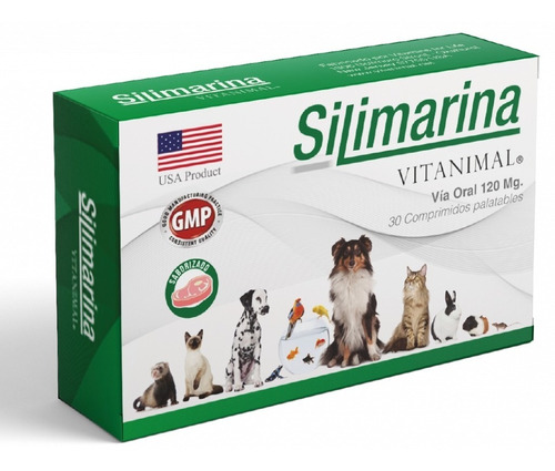 Imagen 1 de 1 de Silimarina 30 Comprimidos - Vitanimal