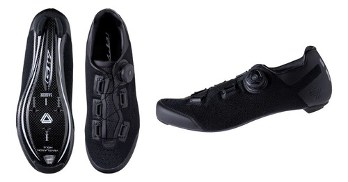 Zapatillas Ciclismo Ruta Gw Pro Level Carbon Knit Negro