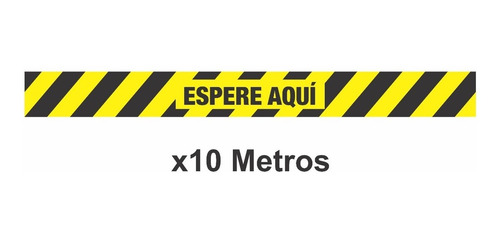 10m Fajas Piso, Espere Aqui Vinilo , Comercios/ofi, Etc
