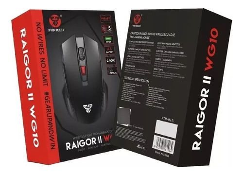 Mouse Gamer Fantech Raigor Ii Wg10 Inalámbrico